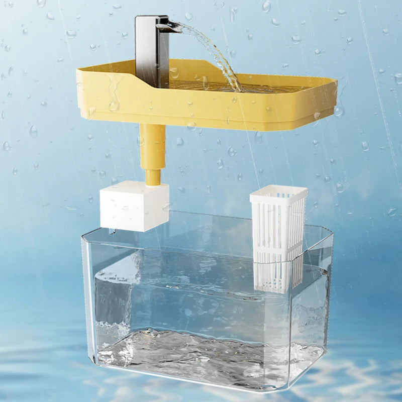 Hot transparent pet water dispenser plug-in automatic water drinker circulating and flowing out water smoothly pet water drinker